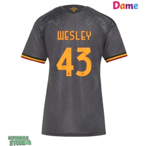 AS Roma Wesley Franca #43 Replika Tredjetrøje Dame 2026-27 Kortærmet